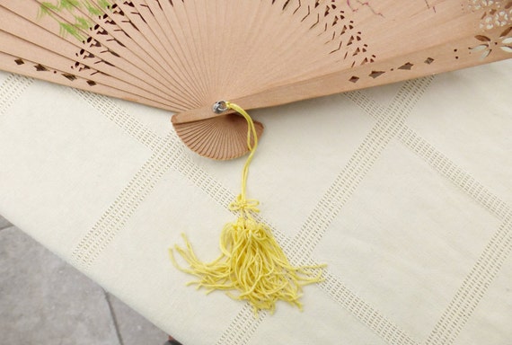 Vintage Hand Painted Brise Fan | Oriental Ladies … - image 6