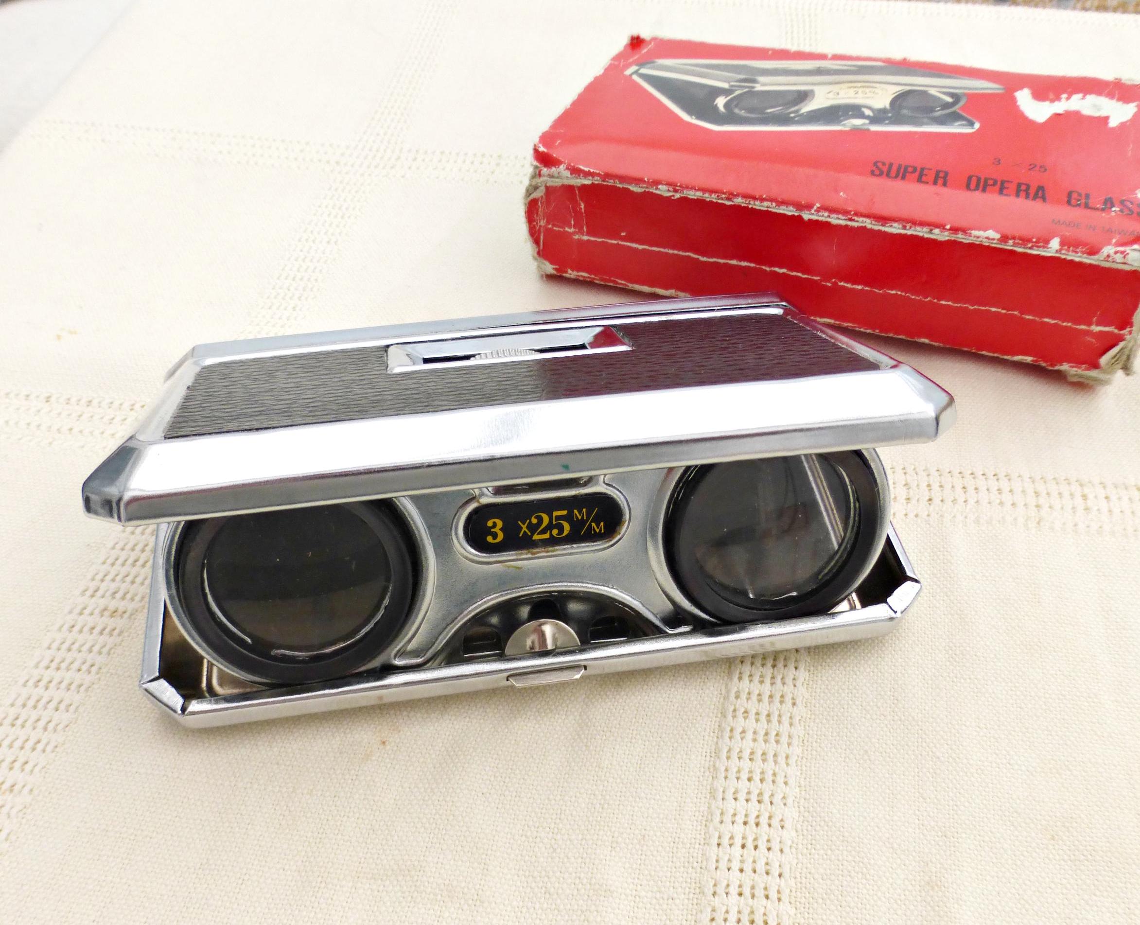 Vintage Folding Opera Glasses | Binoculars Folding Sports Glasses