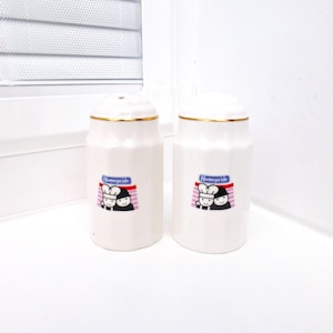 Vintage Homepride Salt and Pepper Shakers: Fred Flour Man Cruet Set