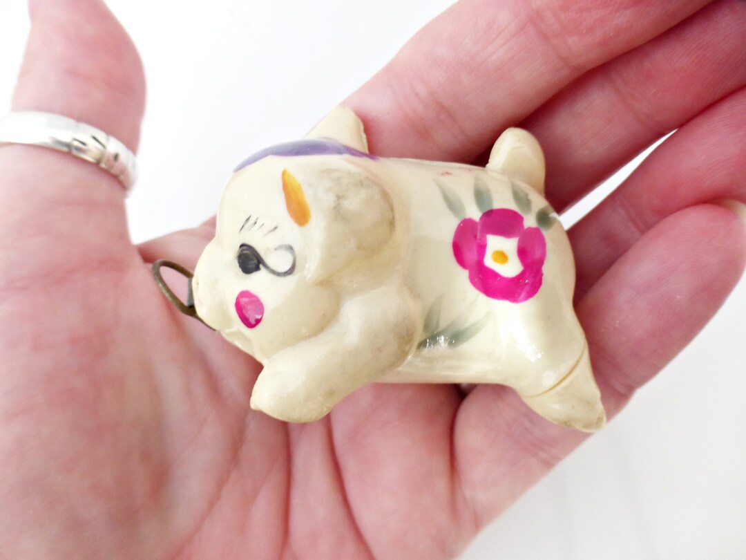 Vintage Novelty Tape Measure Japanese Pig Tape Measure 50s Etsy