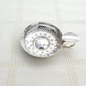 Vintage CHRISTOFLE Tastevin - Silver Plated 1960s | Wine Tasting Cup | French Sommelier Cup |
