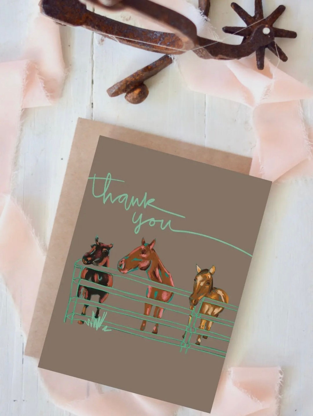 Western Cowboy Thank You Cards - 24 Foldover Cards With Envelopes For Kids & Adults