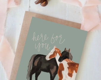 Western Horse Sympathy Card: Rodeo Ranch Encouragement (4x6)