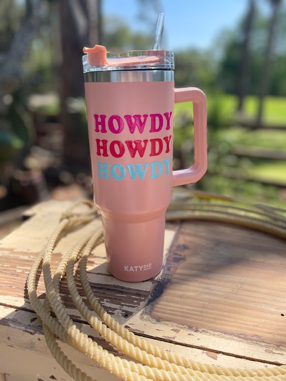 Katydid Howdy Western Tumbler 40 oz