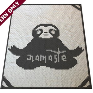 Corner 2 Corner Crochet Yoga Sloth Pattern