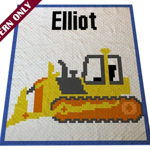 Corner 2 Corner Dozer Personalize Crochet Pattern- Pattern will be available to download after it is customized.