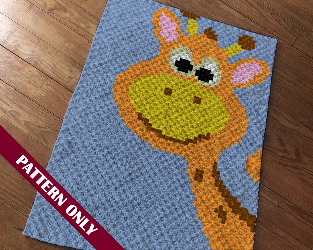 Baby Giraffe C2C Graphgan - Etsy