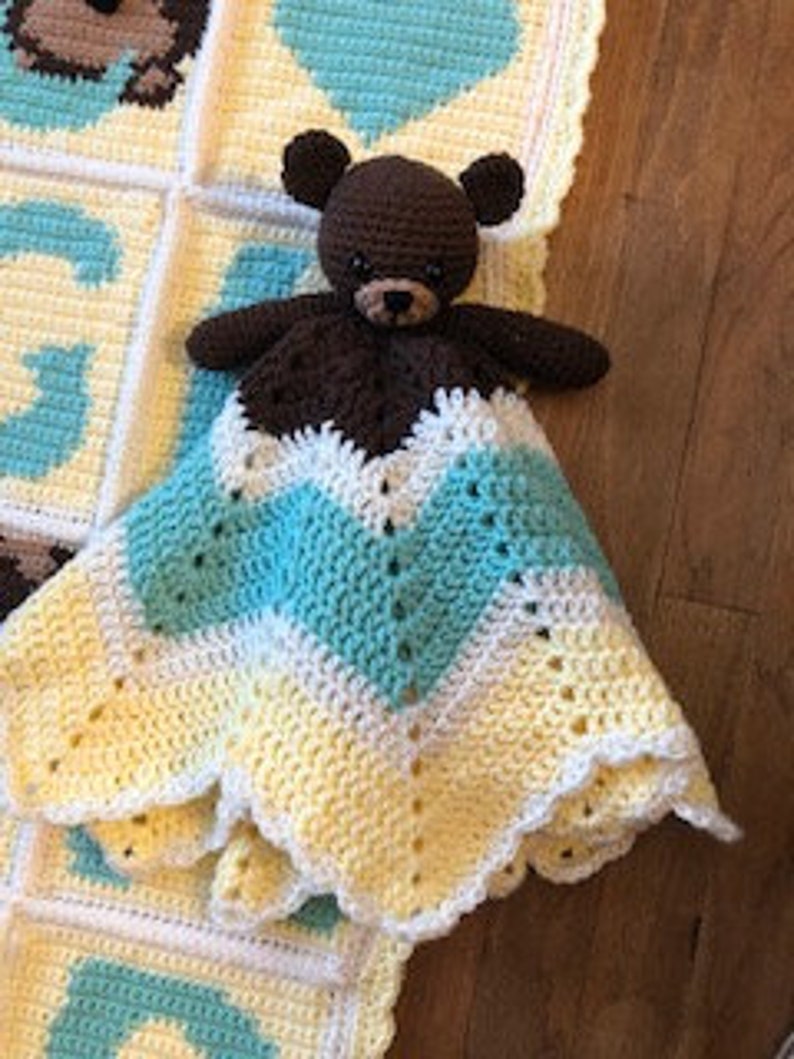 ABC Alphabet Bear Baby Blanket Pattern - Etsy