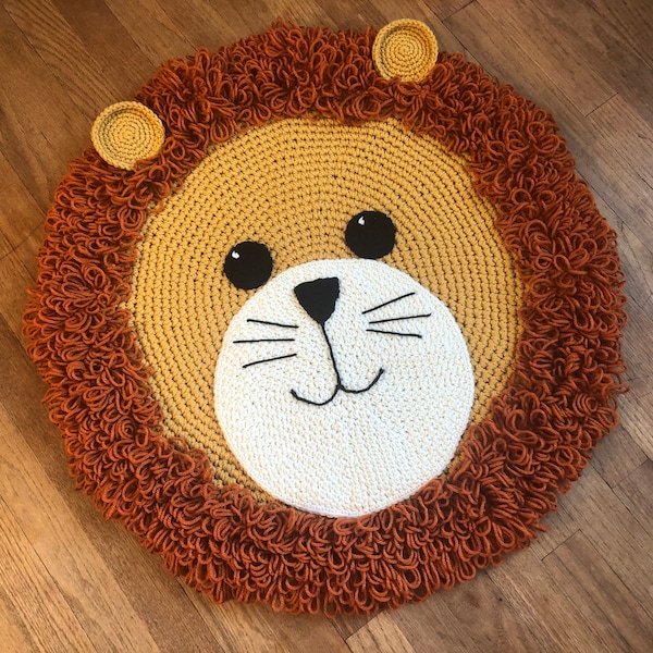 Baby Lion Rug or Lion Playmat