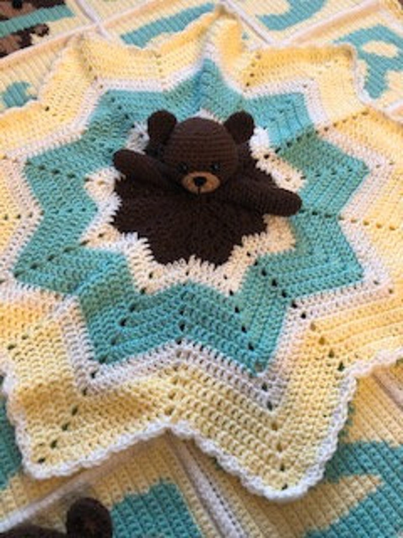 ABC Alphabet Bear Baby Blanket Pattern - Etsy