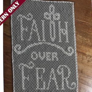 Faith over Fear C2C Afghan/Blanket Pattern
