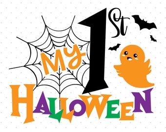 My 1st Halloween Svg Etsy