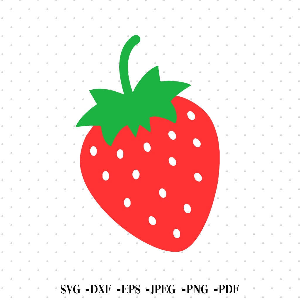 Strawberry SVG, Strawberry Clipart, Strawberry Cut File, Pineapple