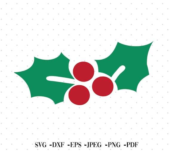 Download Free Holly Svg Christmas Svg Holly Leaf Monogram Svg Mistletoe Etsy SVG DXF Cut File