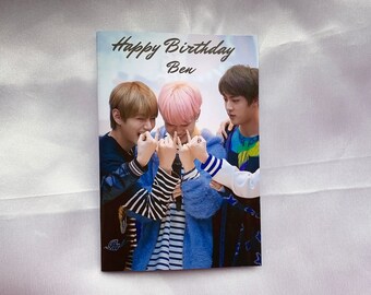 Jimin Birthday Card Etsy