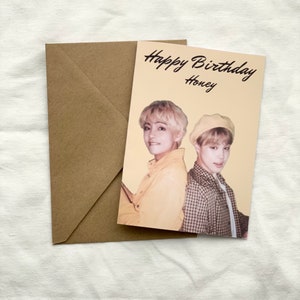 Bts Anniversaire Carte Kpop Bangtan Garcons Etsy