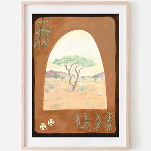 African Tree Art Print