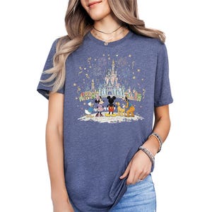 Mouse Kingdom - Bella Canvas, Disneyland Disneyworld-shirt, meest magische dag, beste dag ooit, Disney Girls Trip Matching-shirt afbeelding 10