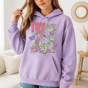 Retro Toy Story - Hoodie GD, Toy Story Photo Shirt, Toy Story Land, Woody Buzz Jessie, Bullseye, Disney Matching image 4