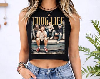 Thug Life Golden GirIs - Crop Racerback Tank, Golden GirIs shirt, Stay Golden Shirt, Shady Pines, Stay Golden Squad, Golden GirIs fan Tee