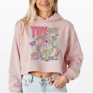 Retro Toy Story - Crop Hoodie, Toy Story Photo Shirt, Toy Story Land, Woody Buzz Jessie, Bullseye, Disney Matching image 6