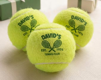 Personalized Tennis Balls for Coaches, Clubs, Tournament Players. Rush Orders, Fast Shipping!