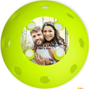 Personalized Pickleballs: Unique Custom Pickleball Gift (no decals/stickers). Friendly Service and Fast Shipping.