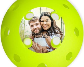 Personalized Pickleballs: Unique Custom Pickleball Gift (no decals/stickers). Friendly Service and Fast Shipping.