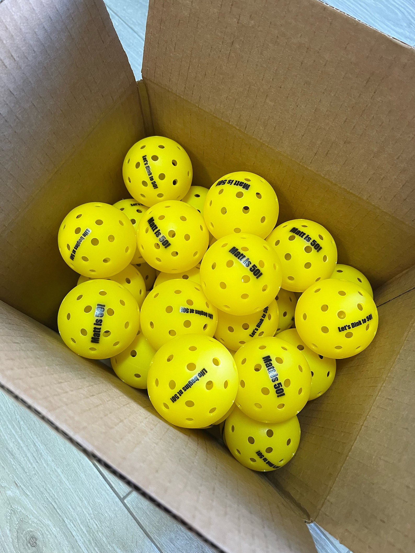 Custom Pickle Balls Personalized Pickleballs. Custom Etsy