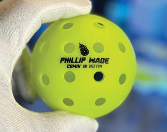 Personalized Pickleball Gift: Custom Printed, Scratch Resistant - Rush Orders & Fast Shipping!