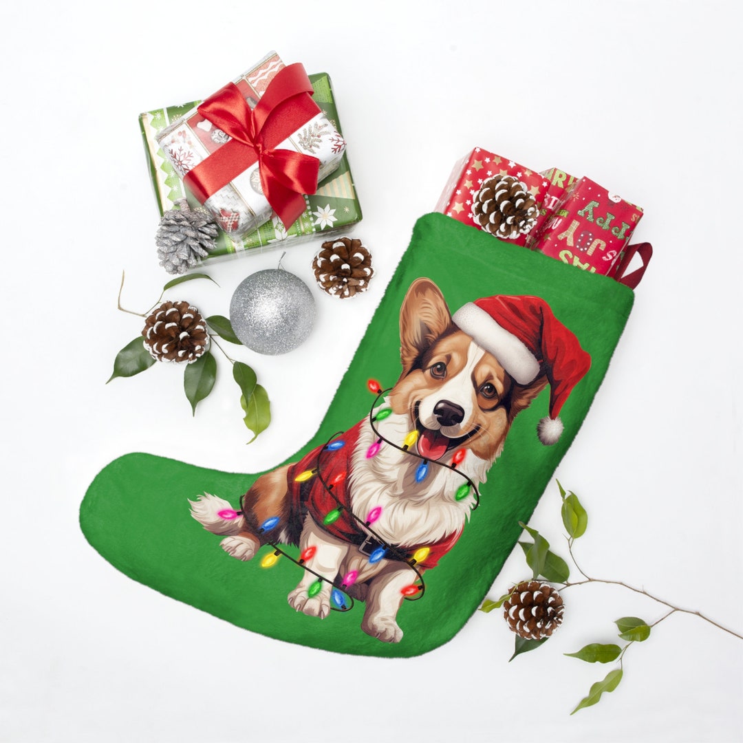 Cardigan Welsh Christmas Stocking Dog Holiday Stocking Etsy