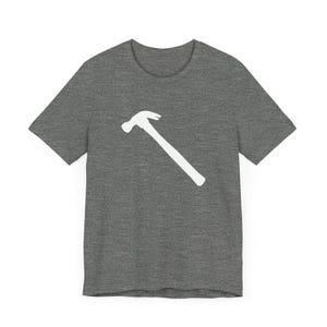Hammer Tee - Silhouette T-Shirt - Unisex - Hardware, Construction, Tools, DIY, Handyman Tee