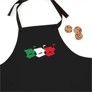 Pasta Machine Apron - Italian Flag Cooking Apron