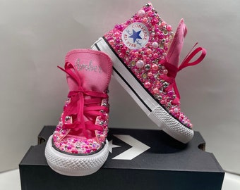 bedazzled converse sneakers