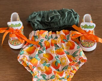 Little Cutie High Waisted Bloomers and Ruffle Top