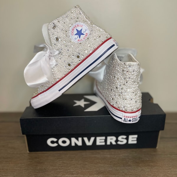 White Custom Converse