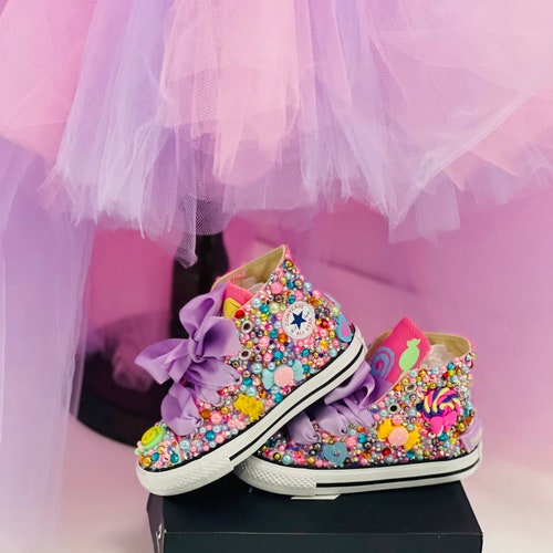 bedazzled sneakers