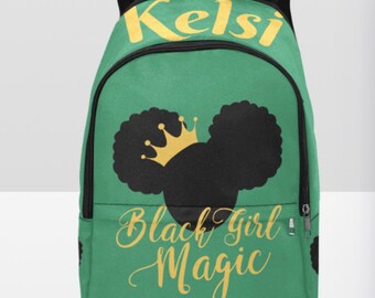 Black Girl Magic Personalized Back Pack