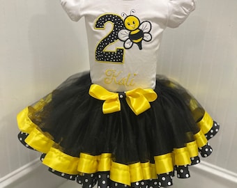 Bumblebee Cumpleaños Tutu Set