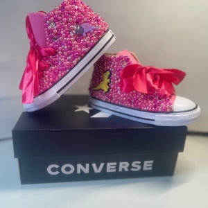 Pink Dinosaur Converse