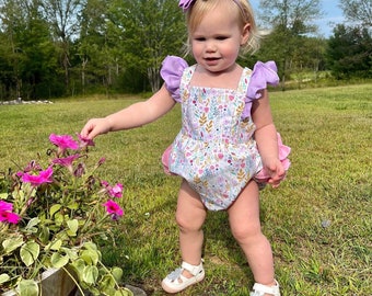 Floral Vine Romper