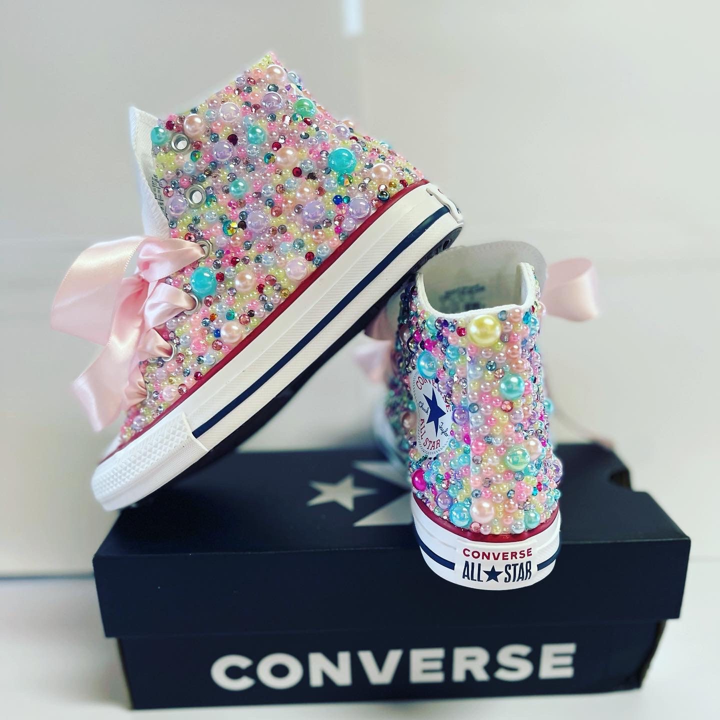 Patsy Converse Pastel Princess Converse - Etsy