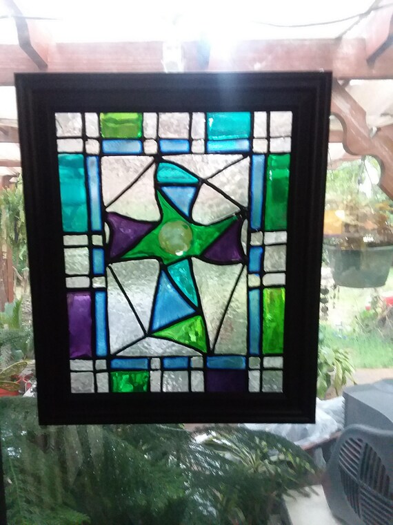 Faux Stained Glass Panels For Windows Glass Designs
