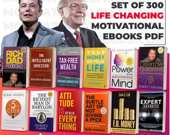 Set Of 300 Life changing E-books