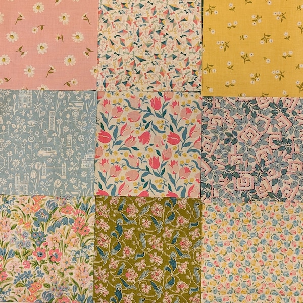 Quilt Fabric Squares Etsy UK
