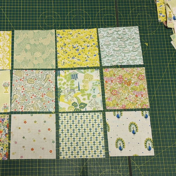 Pretty Floral Charm Squares by Liberty, Designer fabric, Charm Squares, Patchwork, Quilting Cotton, UK free delivery, fabric squares