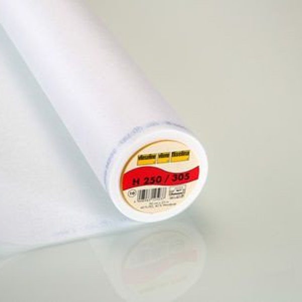 Vlieseline H250/305 White Firm Medium to Heavy Weight Iron Interfacing