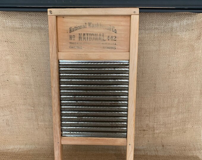 Shabby Washboard, Farmhouse Decor Washboards, National Washboard Co 442 Washboard Etsy