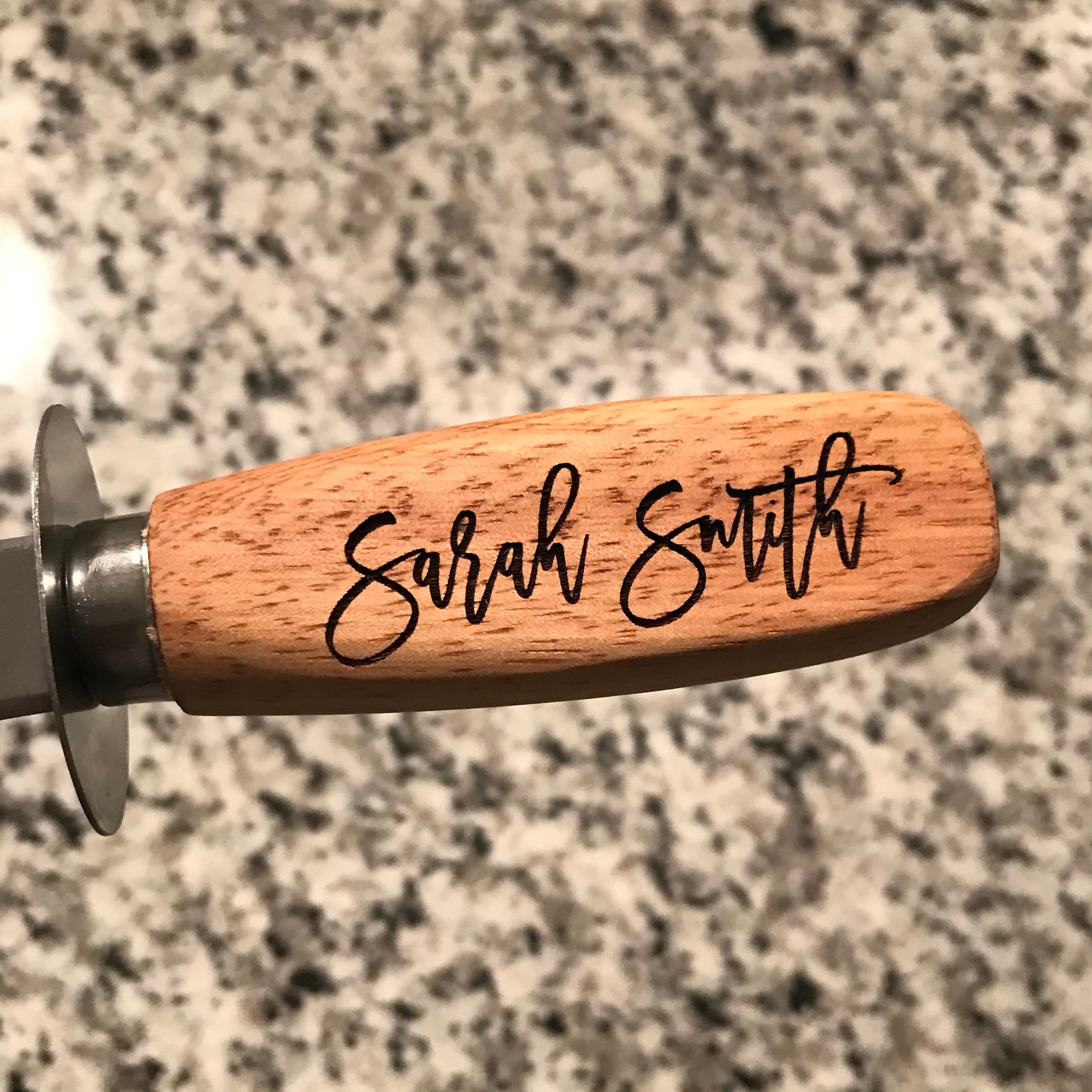 Engraved Oyster Knives Personalized Knife Monogram Gift Etsy