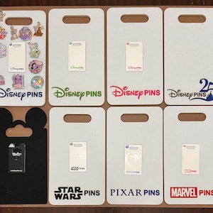 Custom Silhouette Pin Boards - Pin Collection Display Board - Pin Card - Personalized